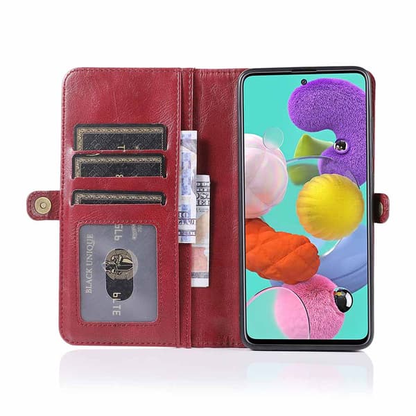 Stilig Lommebokdeksel 2-1 - Samsung Galaxy A51 Brun