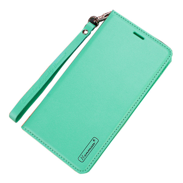 T-Casual - Tyylikäs kotelo lompakolla iPhone XS Maxille Mint