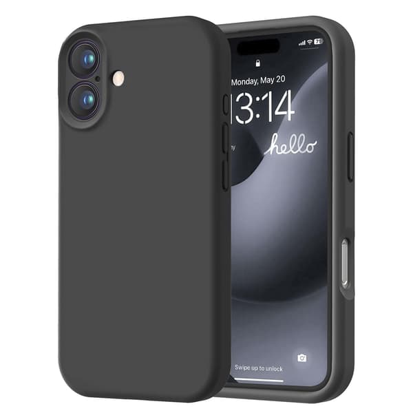 iPhone 17 Silikonskal  Reptålig & Greppvänlig Finish Lila