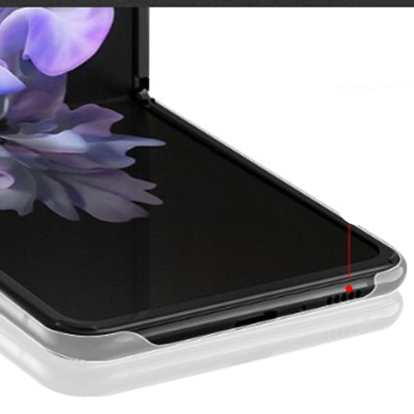 Samsung Galaxy Z Flip - Iskuja vaimentava kansi Transparent/Genomskinlig
