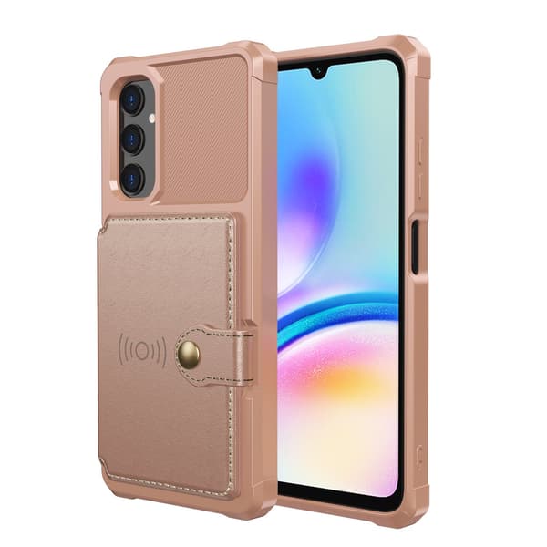 Magnetiskt Plånboksfodral i PU-Läder för Samsung Galaxy A05S 4G Grön