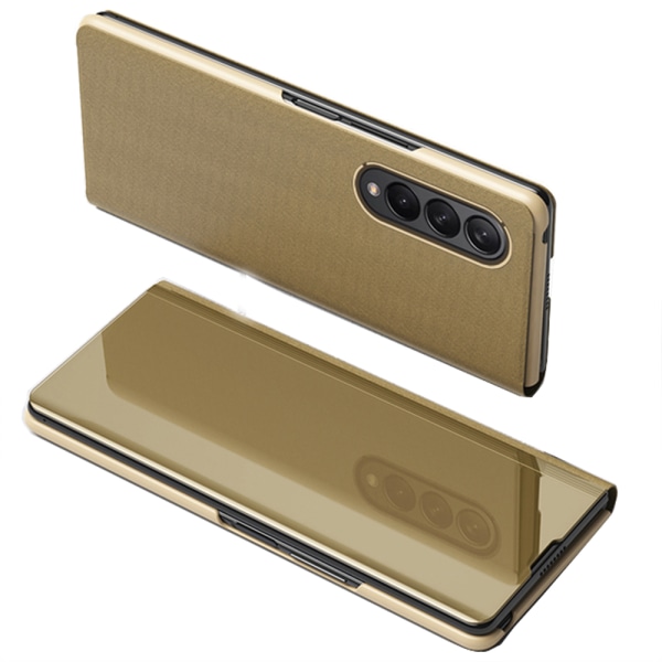 Elegant LEMAN-deksel - Samsung Galaxy Z Fold 4 Guld