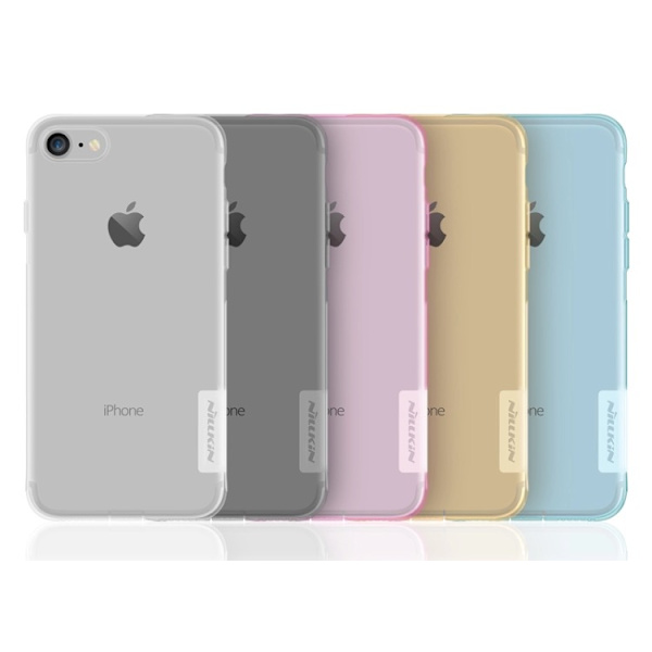 iPhone 7 Plus Elegant Praktiskt Nillkin Max Skydd Blå Blå