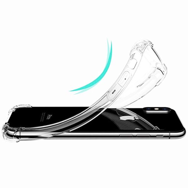 Stødabsorberende praktisk silikonecover - Samsung Galaxy A40 Transparent/Genomskinlig