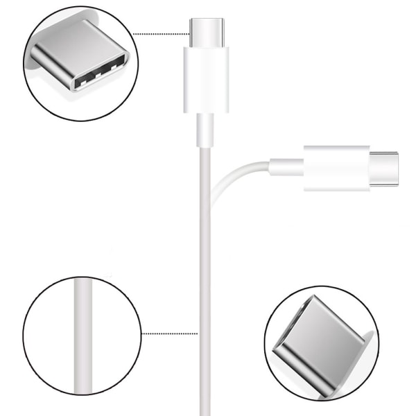 10-Pack Praktisk Micro-USB Laddningskabel 1 Meter Vit