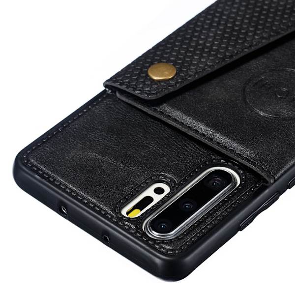 Professionellt Skal med Korthållare - Huawei P30 Pro Mörkblå