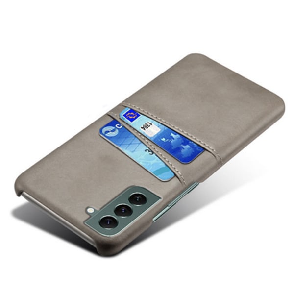 Cover med kortslot - Samsung Galaxy S23 Plus Ljusbrun