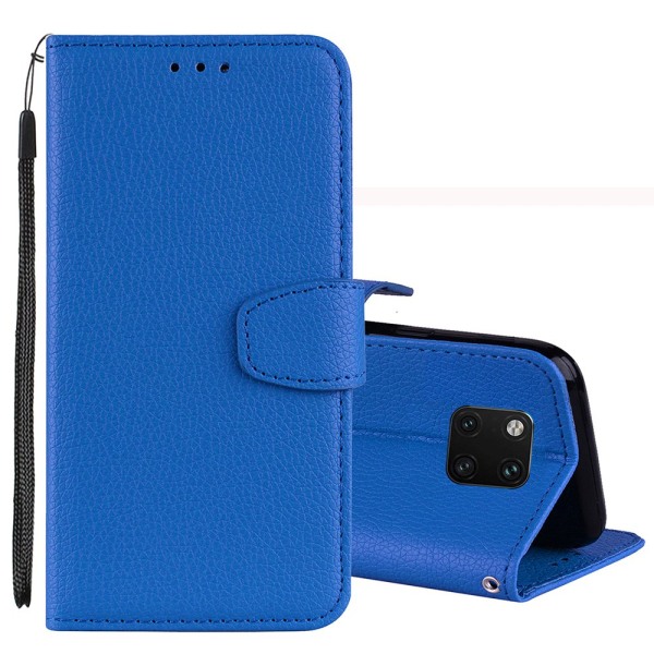 Glatt lommebokdeksel (NKOBEE) til Huawei Mate 20 Pro Blå