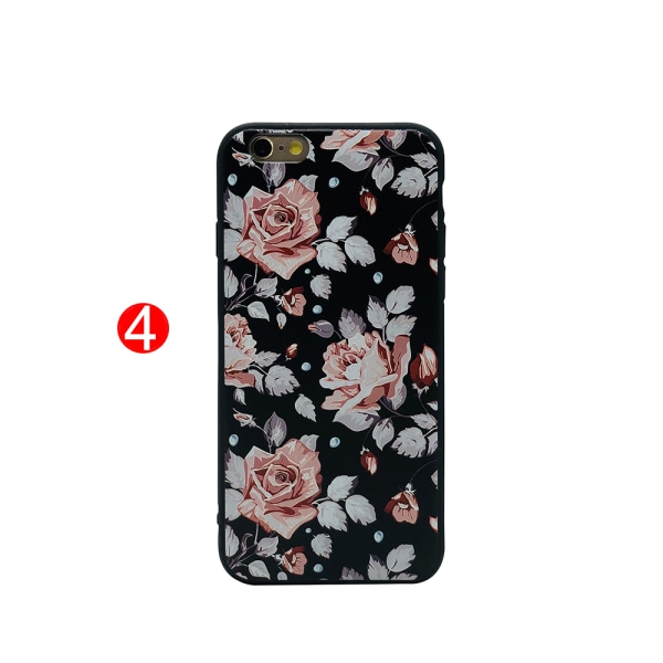 Silikonetui "Summer Flowers" til iPhone 6/6S 2
