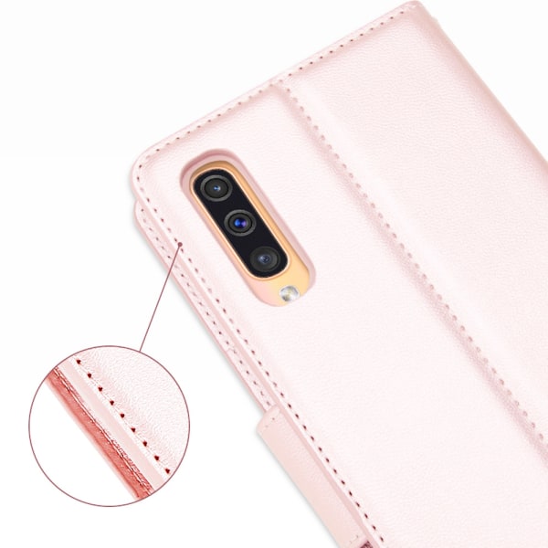 Elegant Robust Wallet Case (Hanman) - Samsung Galaxy A50 Mörkblå