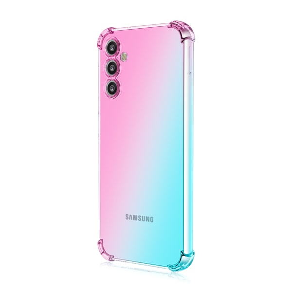 Stilig beskyttende silikondeksel til Galaxy A54 5G Pink