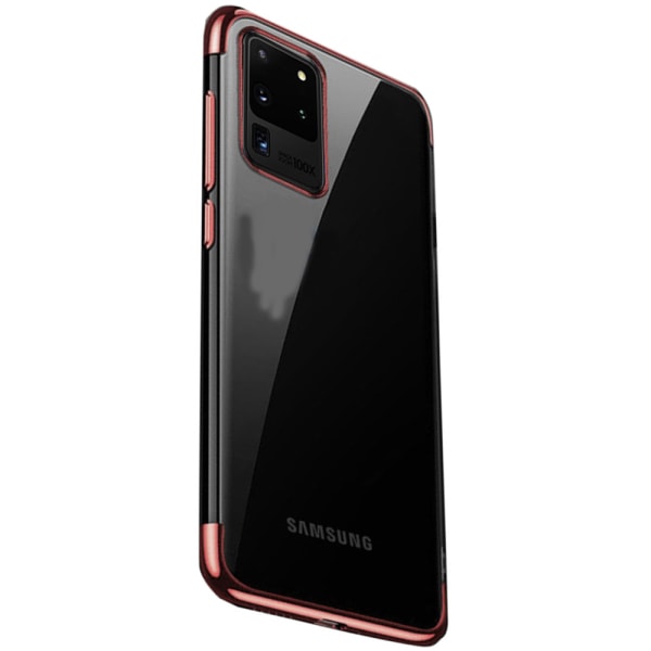 Stødabsorberende silikone cover - Samsung Galaxy S20 Ultra Svart