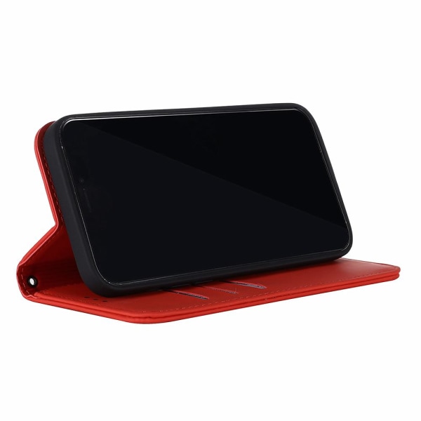 Professionellt FLOVEME Plånboksfodral - iPhone 12 Pro Max Ljusbrun