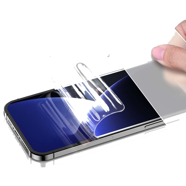 2-PACK iPhone 13 Pro Skjermbeskytter Hydrogel 0,3mm Transparent