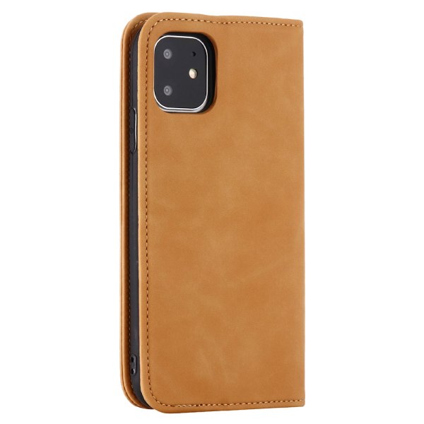 Glat Floveme Wallet Cover - iPhone 11 Pro Ljusbrun