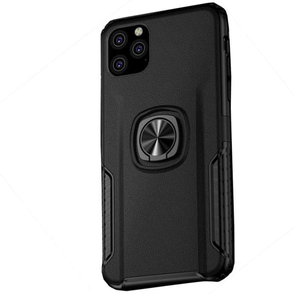 Genomtänkt Skal med Ringhållare - iPhone 11 Pro Max Röd