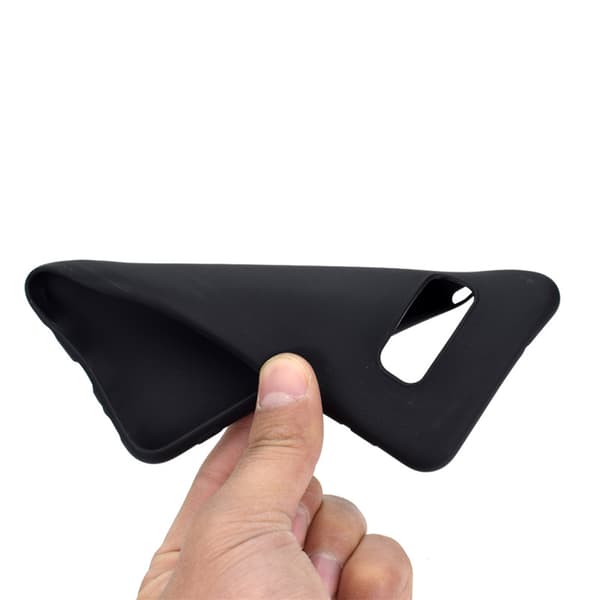 Stilsäkert Silikonskal - Samsung Galaxy S10e Svart