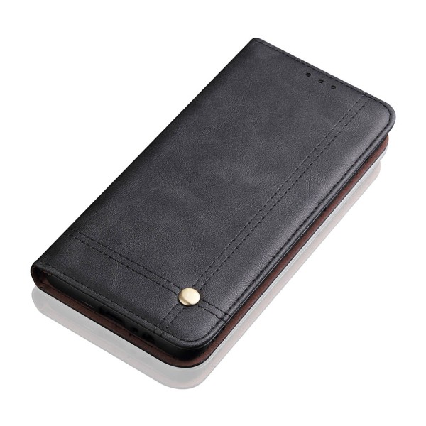 Huawei P30 - Eksklusivt smart vintage lommebokdeksel Mörkbrun