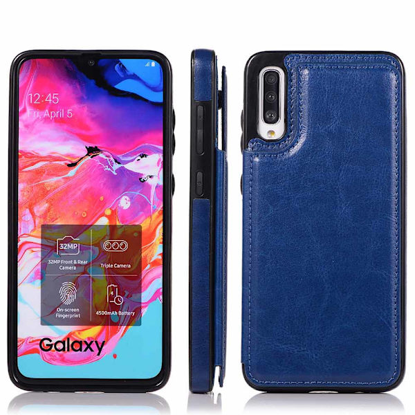 Glat Nkobee etui med kortholder - Samsung Galaxy A50 Brun