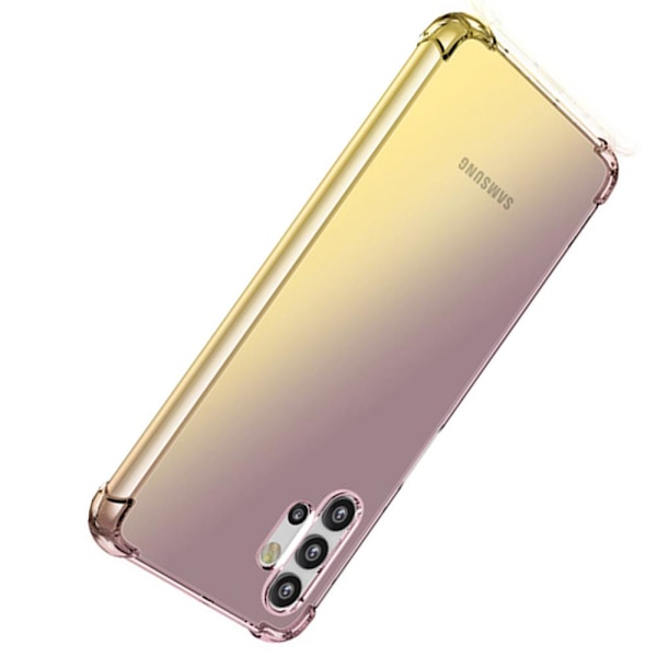 Stilfuldt stødsikkert cover - Samsung Galaxy A32 Transparent/Genomskinlig