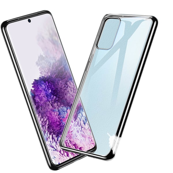 Stilfuldt silikonecover - Samsung Galaxy A71 Svart
