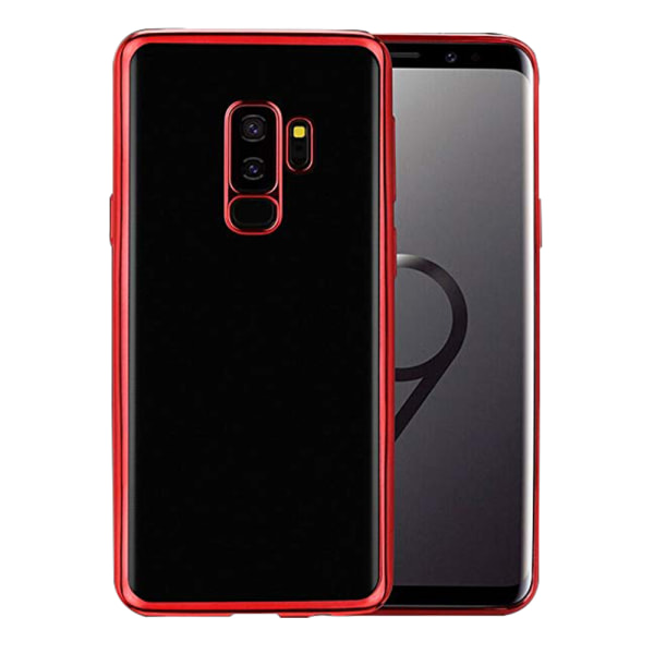 Tyylikäs silikonikuori Samsung Galaxy A6:lle (sähköpinnoitettu) Röd