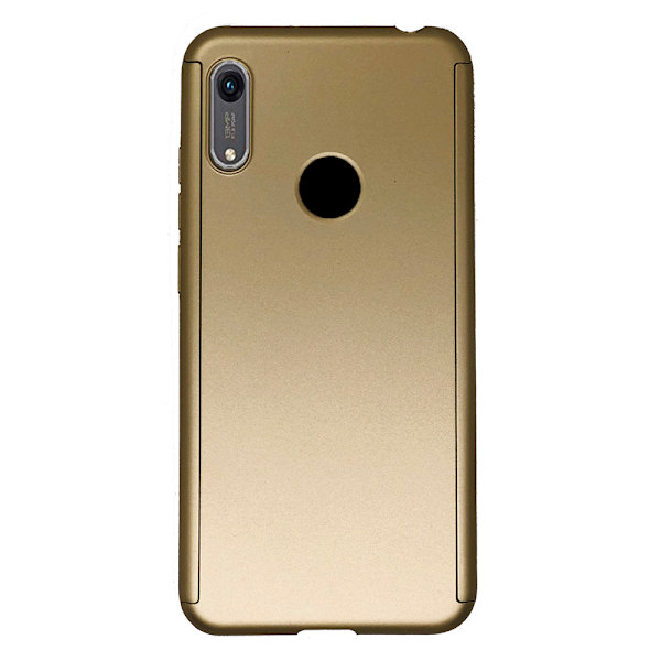 Praktiskt Dubbelsidigt Skal (FLOVEME) - Huawei Y6 2019 Guld