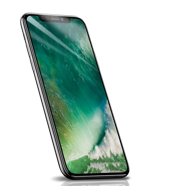 D:fence Skärmskydd (4-PACK) till iPhone XS Max (Ram) Svart