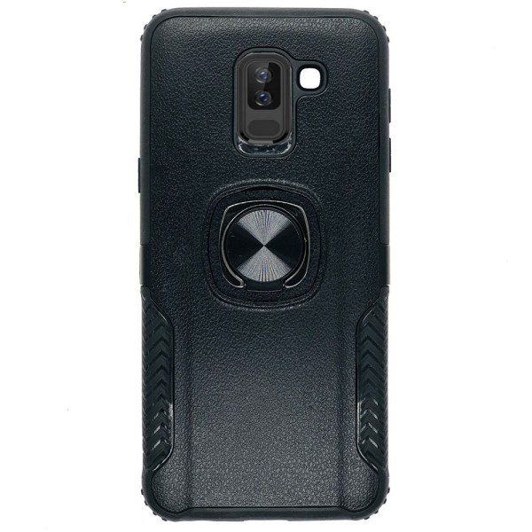 Stilrent Skal med Kickstand - Samsung A6 Plus (2018) Mörkblå