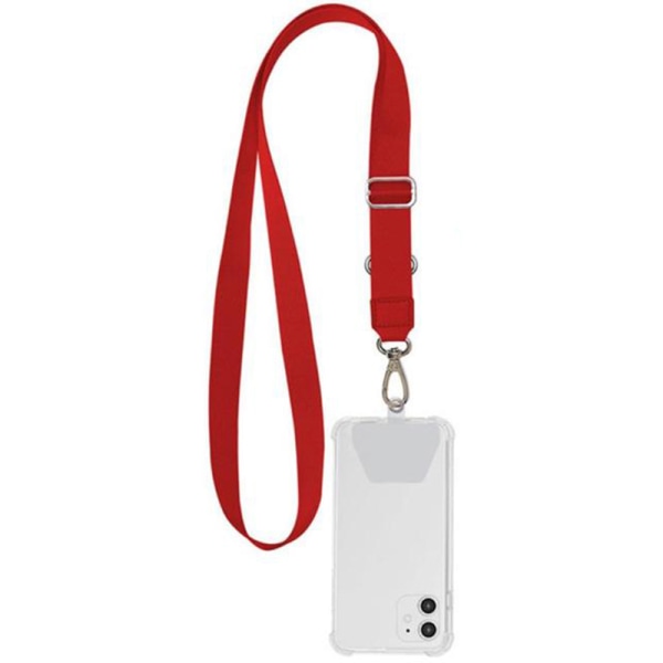 Praktiskt Professionell Mobilhållare/Halsband Röd