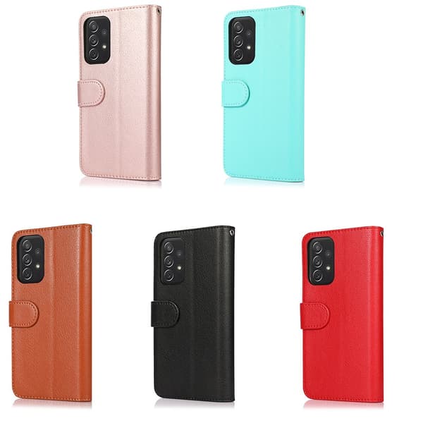 Smidigt Plånboksfodral - Samsung Galaxy A72 Brun