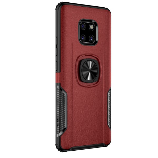 Huawei Mate 20 Pro - Cover med Kickstand (LEMAN) Röd