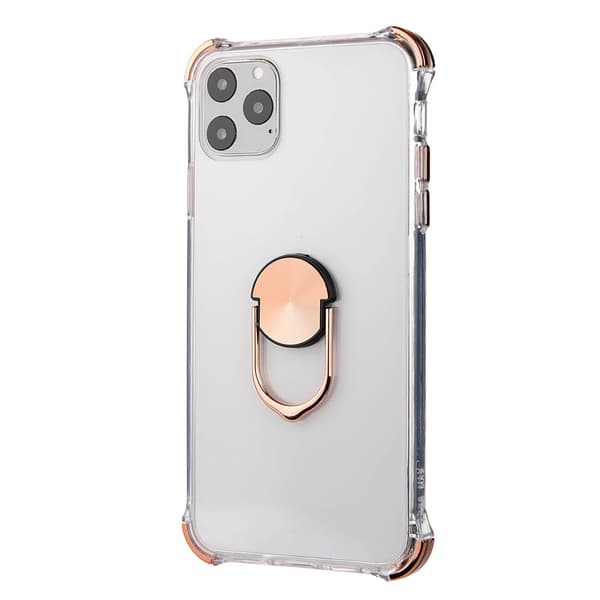Smidigt Skal med Ringhållare - iPhone 11 Pro Röd