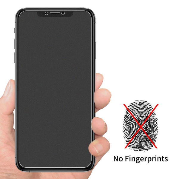 Skærmbeskytter iPhone X/XS Anti-Fingerprints 0,3 mm Transparent/Genomskinlig