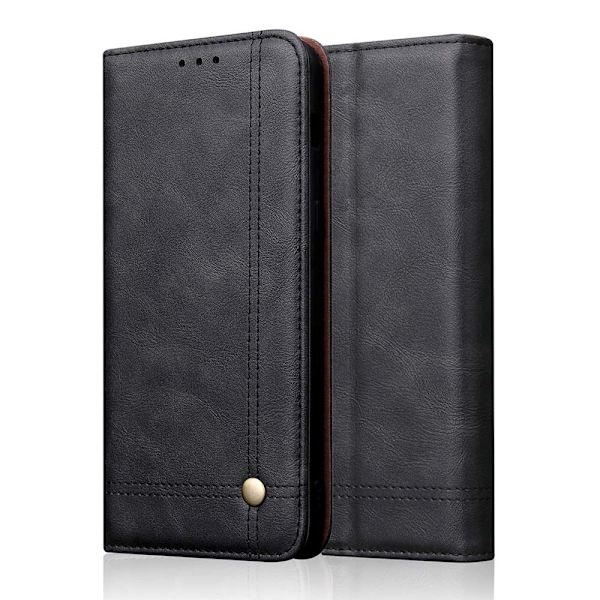 iPhone 11 - Plånboksfodral (LEMAN) Svart