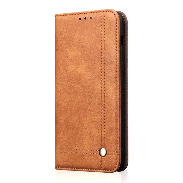 iPhone 11 Pro Max - Gjennomtenkt lommebokdeksel (LEMAN) Ljusbrun
