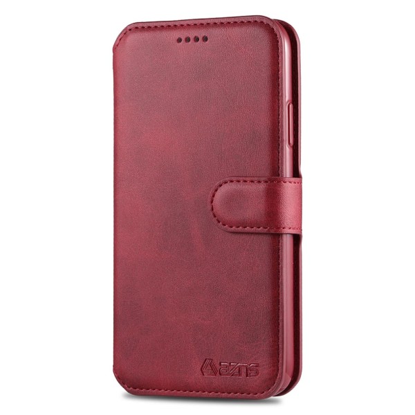 Smooth Wallet Case (Azns) - iPhone 11 Röd
