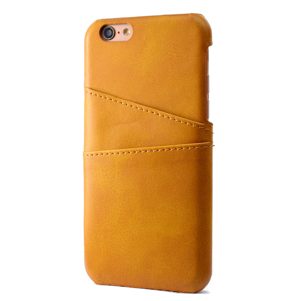 iPhone 6/6S Skal med Korthållare i Retrodesign Svart