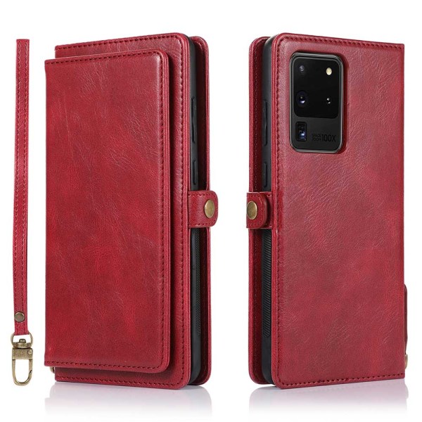 Smooth Wallet Case - Samsung Galaxy S20 Ultra Röd