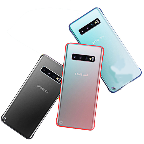 Samsung Galaxy S10+ - Stødabsorberende ultratyndt cover Röd