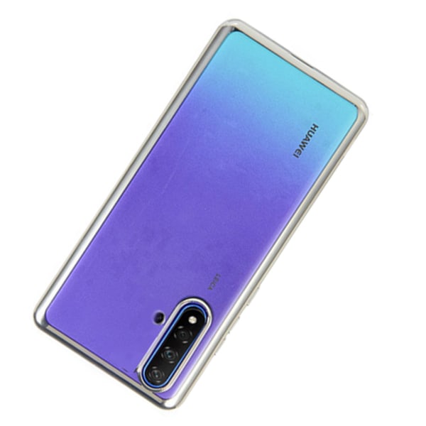 Huawei Nova 5T - Støtdempende silikondeksel Roséguld