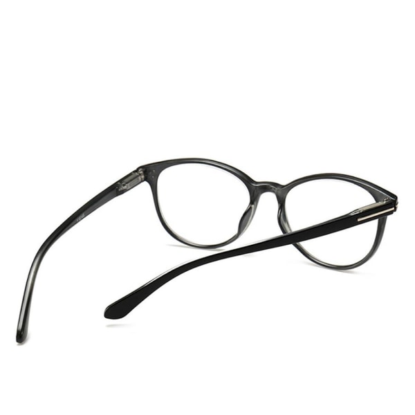 Bekväma Vintage Läsglasögon Grå +1.0