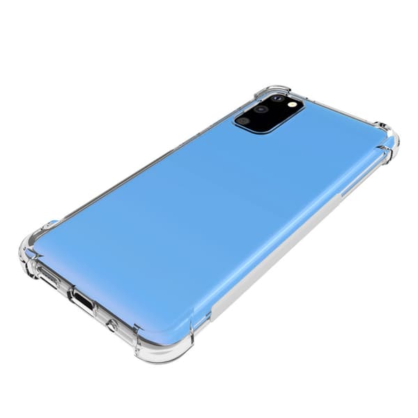 Vahva silikonikuori - Samsung Galaxy S20 Transparent