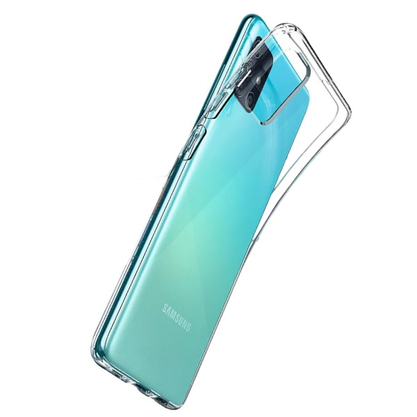 Samsung A54 5G - tynt gjennomsiktig silikonskall med høy absorpsjon Transparent