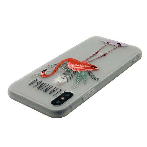 Skal i Retrodesign (Flamingo) till iPhone X/XS