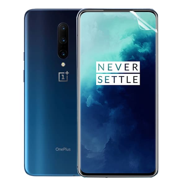 OnePlus 7 Pro 2-PACK PET Skärmskydd 9H 0,2mm Transparent