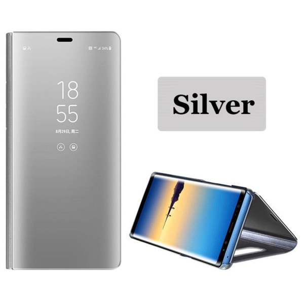 Stilfuldt smart etui (LEMAN) - iPhone 11 Pro Silver