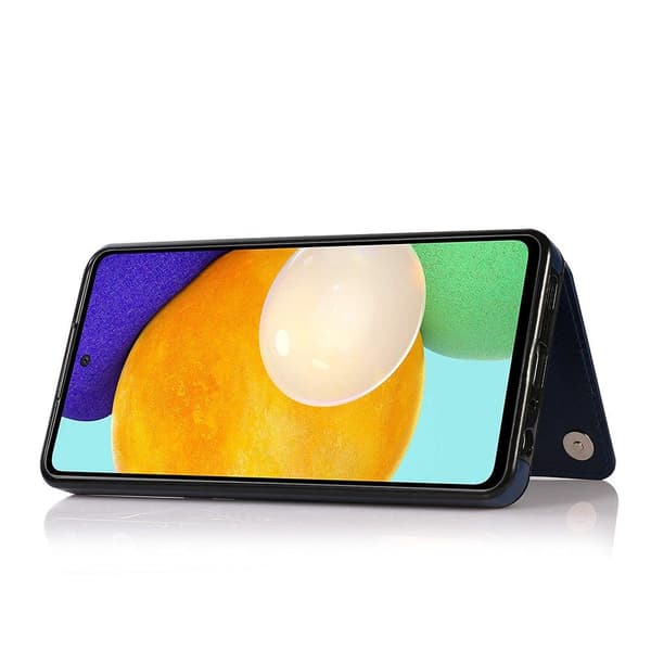 Professionellt Skal med Kortfack - Samsung Galaxy A72 Vit