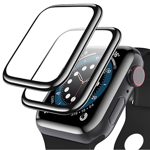 3D Full glue Apple Watch Series 7/8 41/45mm Skärmskydd Transparent 45mm