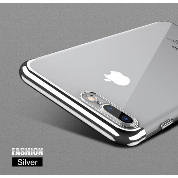 iPhone 7 PLUS - Stilfuldt eksklusivt silikonecover fra FLOVEME Svart